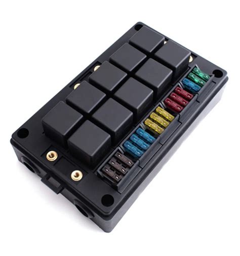 metal box automotive relay fuse|aftermarket automotive fuse boxes.